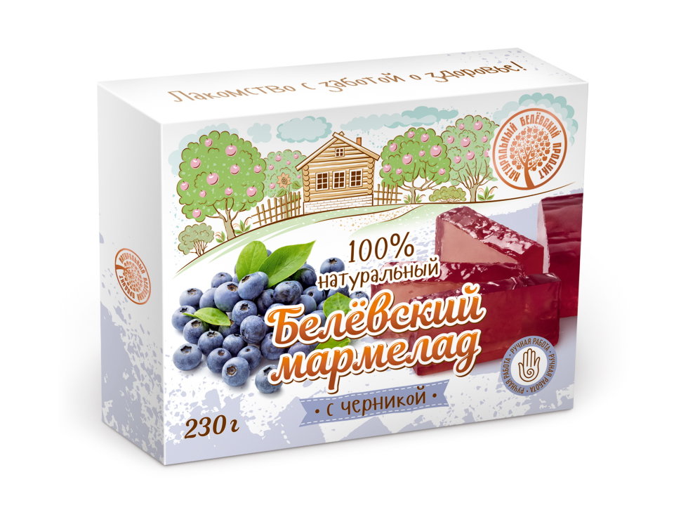  Мармелад белевский "Черника" 230г в Россоши